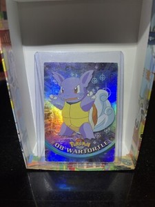 #08 Wartortle Topps Chrome TV Animation Series Holo Foil Pokemon Card 2000!