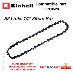 Cadena de motosierra Einhell GE-LC 36/35 Li 35cm 14" 52 Eslabón CORREO RÁPIDO - Imagen 1 de 4