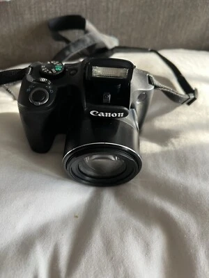 佳能 PowerShot SX520 HS 1600 万像素 数码相机 - 黑色 — 第 1/4 张图片