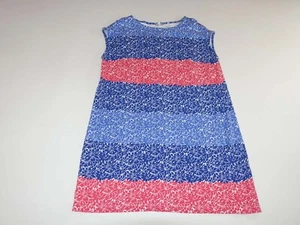 Talbots Women's Sleeveless Shift Dress Size 2X Blue Pink White Floral Print - Picture 1 of 7
