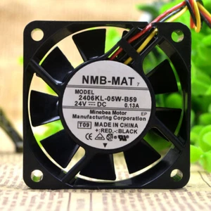 NMB-MAT 2406KL-05W-B59 24V 0.13A 6cm CNC machine cooling fan 60*60*15mm - Picture 1 of 6