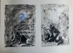 Lithographie Caroline Sagot Duvauroux -Vielleicht, peut-être abstraction lyrique - Picture 1 of 1