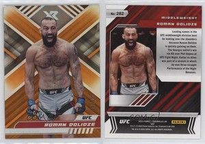 2023 Panini Chronicles UFC Xr Orange /25 Roman Dolidze #282 Rookie RC