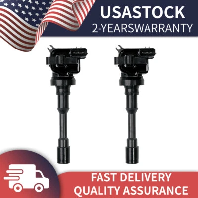 2PCS Ignition Coils For Chrysler Sebring Dodge Mitsubishi 1997-2008 L4 MD362903 Foto 1 de 4