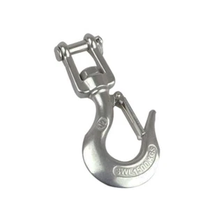 Boat 316 Stainless Steel 3/16" Snap Shackle Anchor Chain Eye Shackle Hook Marine - Imagen 1 de 6