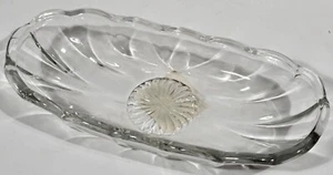 Vintage Anchor Hocking Klarglas Banane Split Eisbecher/Butter Servierschale 561D - Bild 1 von 8