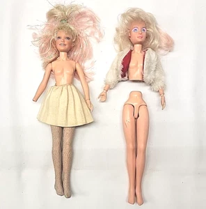 Lot Of 2 Hasbro JEM and the HOLOGRAMS Dolls 1985 (not working) for parts only - Picture 1 of 14