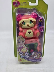 Mini juguete Polly Pocket rosa perezoso compacto abatible y encontrar Mattel nuevo - Imagen 1 de 6