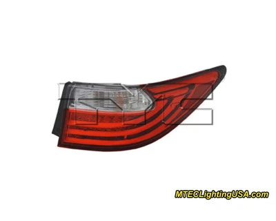 TYC Right Outer Side Tail Light Lamp Assembly for Lexus ES300h ES350 2013-2015 - Image 1 of 3