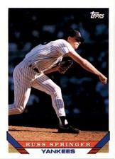 1993 Topps Baseball #686 Russ Springer