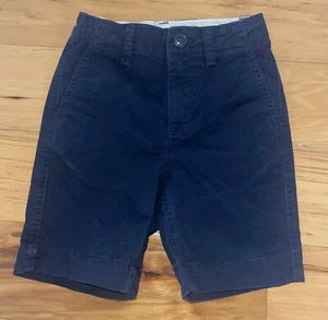 GAP KIDS BOYS NAVY BLUE CHINO SHORTS SIZE 5 EXCELLENT COND LD9 - Picture 1 of 3