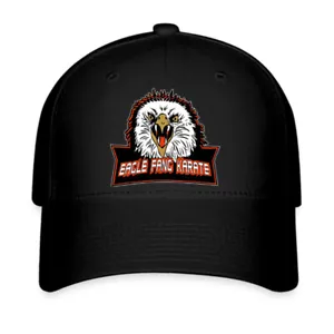 Gorra de béisbol Cobra Kai Eagle Colmillo Karate con logotipo talla S/M & L/XL - Imagen 1 de 3