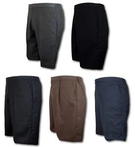 School Uniform Short Trousers / Shorts - David Luke - Grey Navy Black Brown - Picture 1 of 16