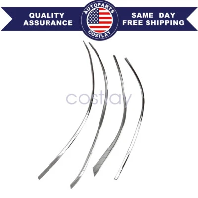 Upper Window Molding Trim Decoration Strips Steel For 13-15 Chevrolet Malibu New - Image 1 of 4