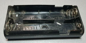 4 x C Long Side-by-side Flat Battery Holder to 9V DC Connector - Picture 1 of 4