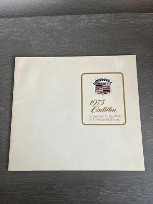 Cadillac 1975 28 páginas folleto de ventas de autos catálogo - Eldorado Fleetwood Deville Foto 1 de 4