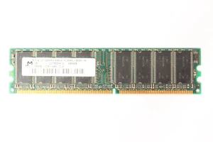 Micron 256MB 400MHz CL3 PC3200 DDR RAM Memory (1 Sticks/256MB Total) - Imagen 1 de 2