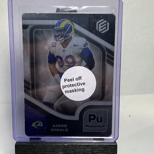 Tarjeta de metal plutonio Elements 2021 Aaron Donald #’d 58/94 - Imagen 1 de 2