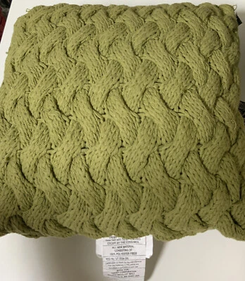 🔰 18"x18" Chunky Knit Throw Square Throw Pillow,Threshold🆕Minor Imperfection - Image 1 of 4
