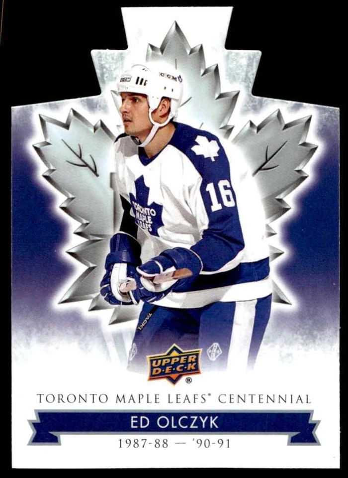 2017-18 Upper Deck Toronto Maple Leafs Centennial Ed Olczyk DIE CUT #78 - Image 1 of 2