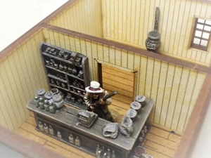 New! 28mm Old Wild West Western SHOP INTERIOR SET #1 - Picture 1 of 3