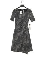 Betty Barclay Women's Midi Dress UK 10 Black Polyester with Elastane A-Line