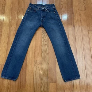 Levis Vintage 501 Selvedge Jeans 29x32 Blau Premium Big E Button Fly Cowboy - Bild 1 von 15