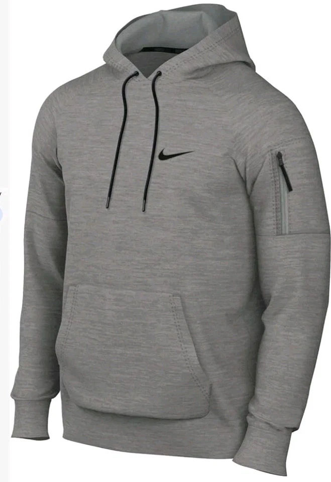 Nike Therma Fit Pullover Hoodie Mens Large Gray DQ4834-063