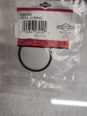  OEM Briggs & Stratton 690589 O Ring Seal New  - Image 1 of 4