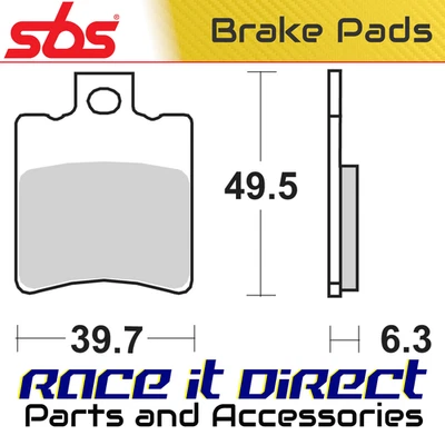 Pastillas de freno para BENELLI 491 ST 1999-2001 Front Street SBS Foto 1 de 4