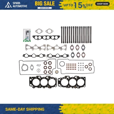 Head Gasket Bolts Set Fit 06-10 Hyundai Santa Fe Kia Optima Rondo 2.7 DOHC G6BA - Image 1 of 4