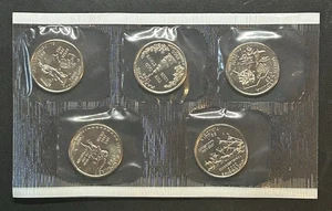 2000 P Washington State Quarter FIVE Coins - US Mint Uncirculated Set Cello BU - Picture 1 of 7