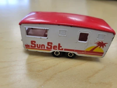 Matchbox Lesney Superfast MB57 Eccles Sun Set Trailer Caravan - Image 1 of 4