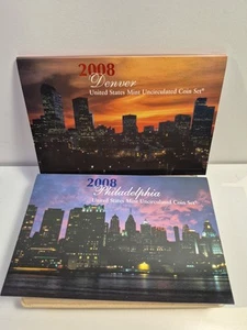 US Mint P&D Coin Set 2008 Stempelglanz OVP  - Bild 1 von 7