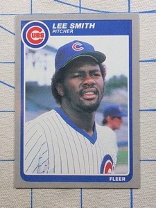 Tarjeta de béisbol Fleer #67 1985 Lee Smith Chicago Cubs - Imagen 1 de 6