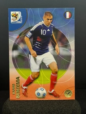 KARIM BENZEMA 2010 Panini Copa Mundial de la FIFA Sudáfrica FRANCIA #110 Foto 1 de 4