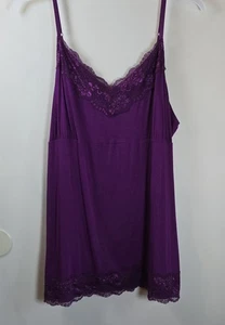 Lane Bryant lila Spitzenbesatz Camisole Größe 22/24W - Bild 1 von 11