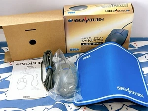 Sega Saturn Shuttle Mouse Controller HSS-0102 Boxed Unused Gray Japan Official - Picture 1 of 12