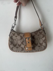 Coach Demi Tan Brown Hampton Women's Pre-Owned Shoulder Bag - Picture 1 of 6
