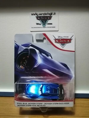 Steel Blue Jackson Storm "SP. EDITION" Cars 2018 Bl.sing. Mattel 1/55 metal RARO - Immagine 1 di 4