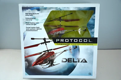 Protocol TurboHawk 3 Channel Remote Control Helicopter DELTA (red) Sealed NIB - Image 1 of 4