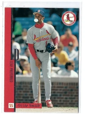 1996 Leaf Preferred Ozzie Smith -St. Louis Cardinals - Image 1 of 2