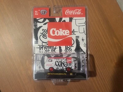 M2 MACHINES Coca-Cola Coke 1965 Ford Econoline Delivery Van 52500-A32 Chase Car - Image 1 of 3