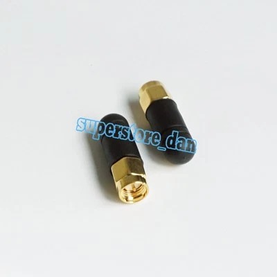 1Pcs 433MHZ 1.5dbi GSM GPRS SMA Male Plug Straight Antenna Short antenna 3.2CM - Image 1 of 4
