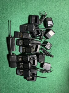 ICOM RADIO LOT! (5) Chargers And (10) Radios! 8 big & 2 smaller! ๐ฅ๐ - Picture 1 of 7