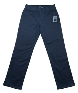Karen Scott Pull On Jeans Womens size Small Blue Denim 2 Back Pockets New - Picture 1 of 8