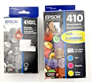 Cartuccia Epson originale 410XL nero 410 foto giallo ciano magenta scadenza 2025 - Foto 1 di 3
