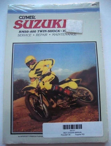 SUZUKI RM 100 125 250 400 MX/MOTOCROSS 1975-1981 Shop Repair Service Manual NEW! - Bild 1 von 8