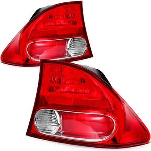 Conjunto de luz trasera L/R lámpara de freno exterior para Honda Civic Sedán 2009-2011 - Imagen 1 de 12
