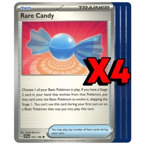 4x Caramelos Raros 191/198 x4 - Escarlata y Violeta - Juego de cartas coleccionables Pokémon - Imagen 1 de 1